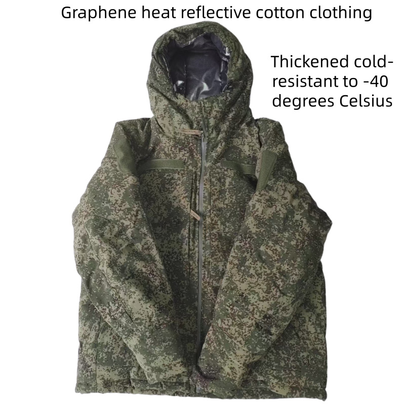 Winter Clothing Pk - Russian-Tactical-Cotton-Jacket-Windproof-Waterproof-Warm-Thick-Graphene-Thermal-Reflective-Winter-Combat-Parka