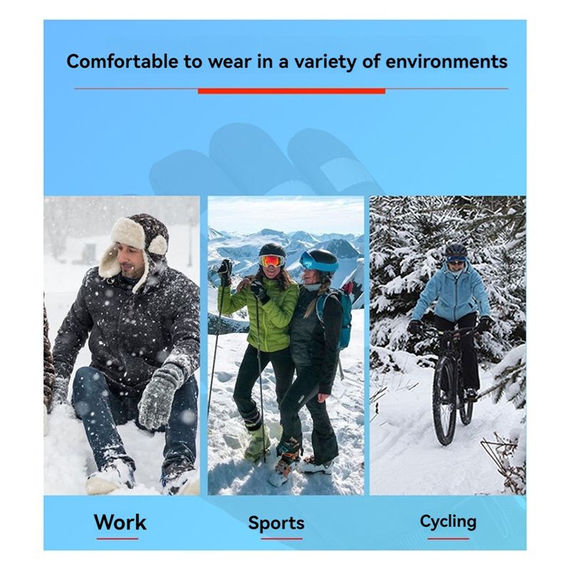 X08A 1 Pair Thermal Gloves Win - Heated Gloves Electric 评论和价格