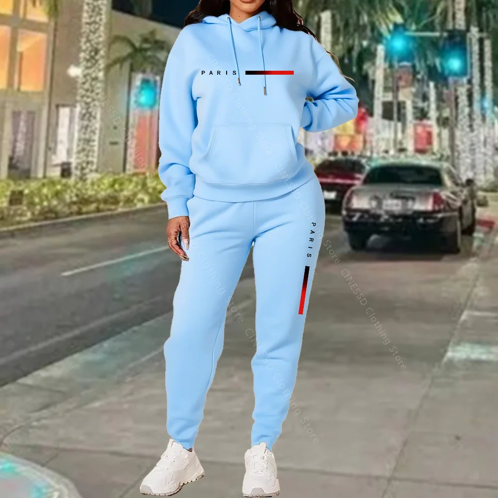 New Women's Sets Hoodie and Pa - Winter Clothing For Women 评论和价格