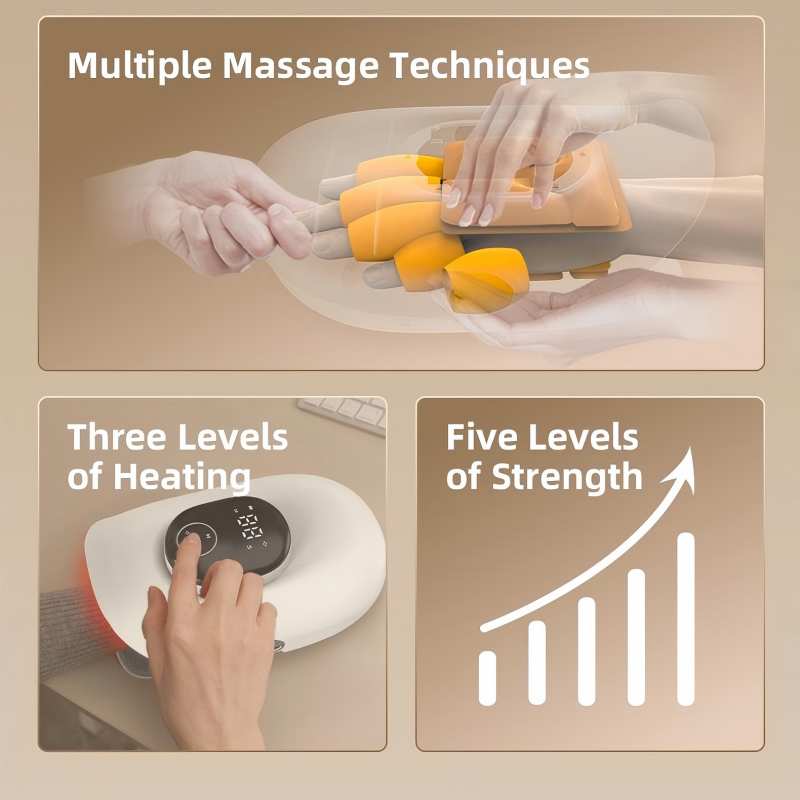 Smart Hand Massager with Heat  - Heated Gloves Electric 评论和价格